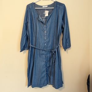 Ricki's Knee-length Denim Shirt Dress - Never Worn
